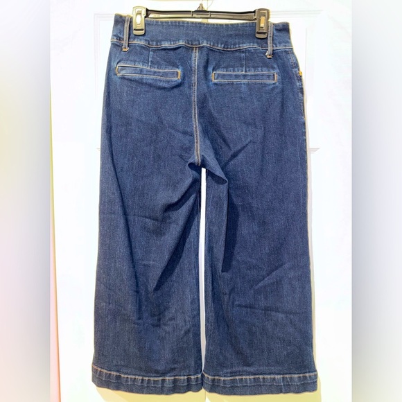 INC brand wide leg gaucho cropped style jeans. Size 12. VGUC - Picture 2 of 12